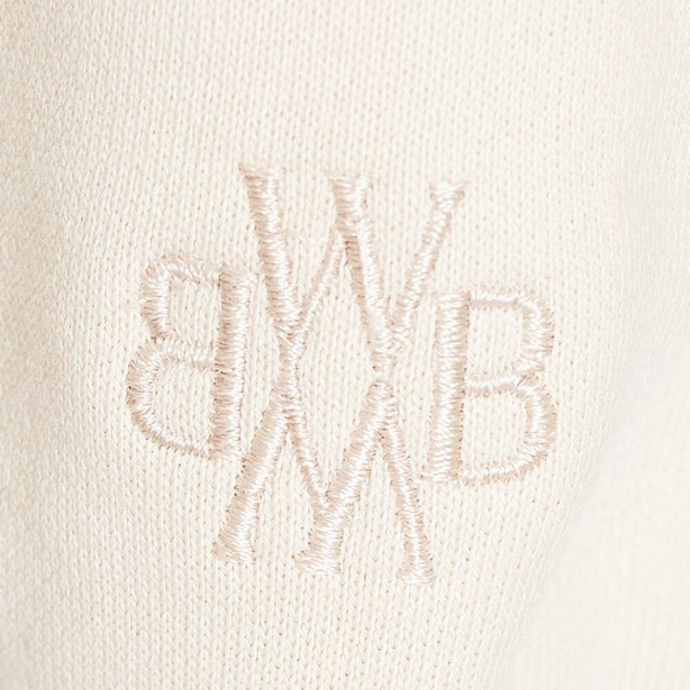 WellBeing + BeingWell | NWT Griffin Crewneck Sweatshirt in Rainy Day White Small - Picture 4 of 8